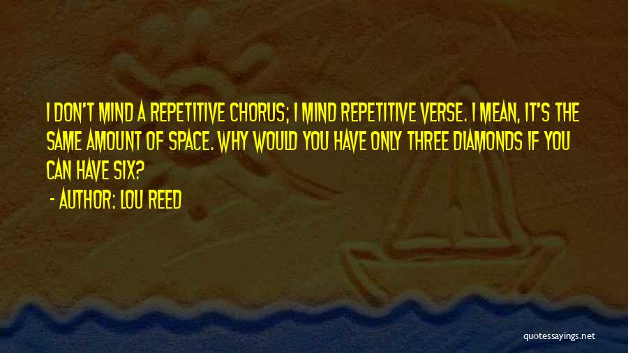 Verse Quotes By Lou Reed