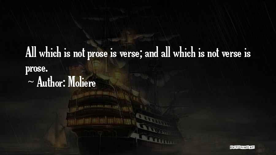 Verse Quotes By Moliere