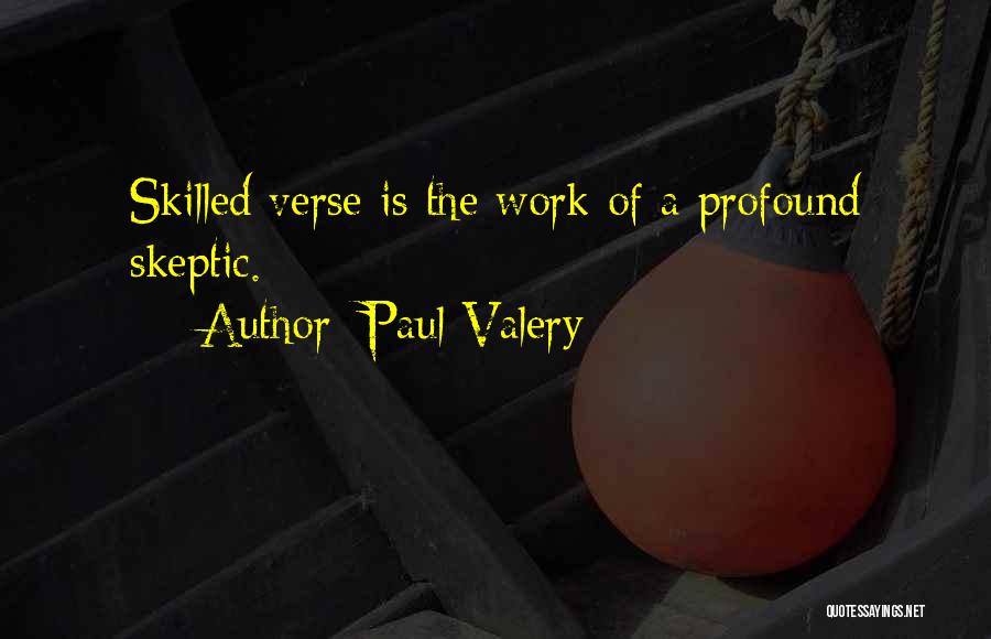 Verse Quotes By Paul Valery