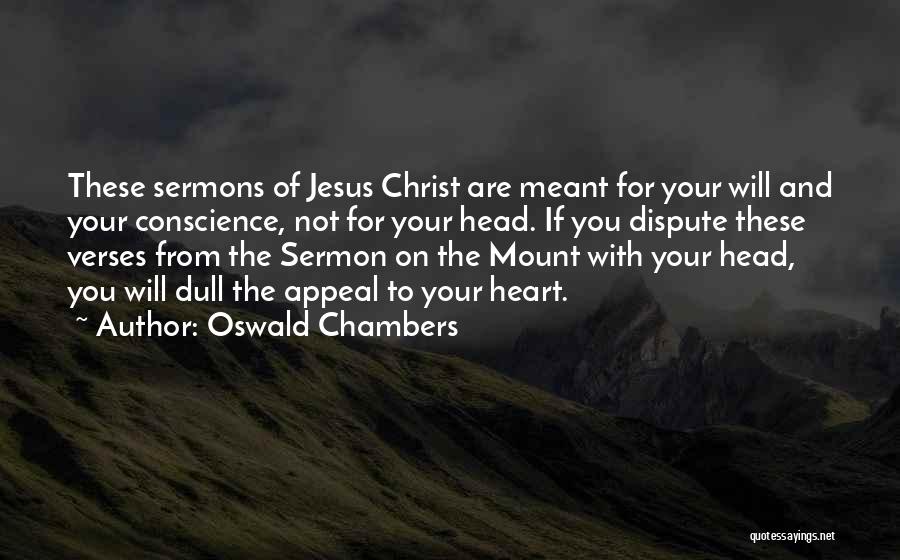 Verses Quotes By Oswald Chambers