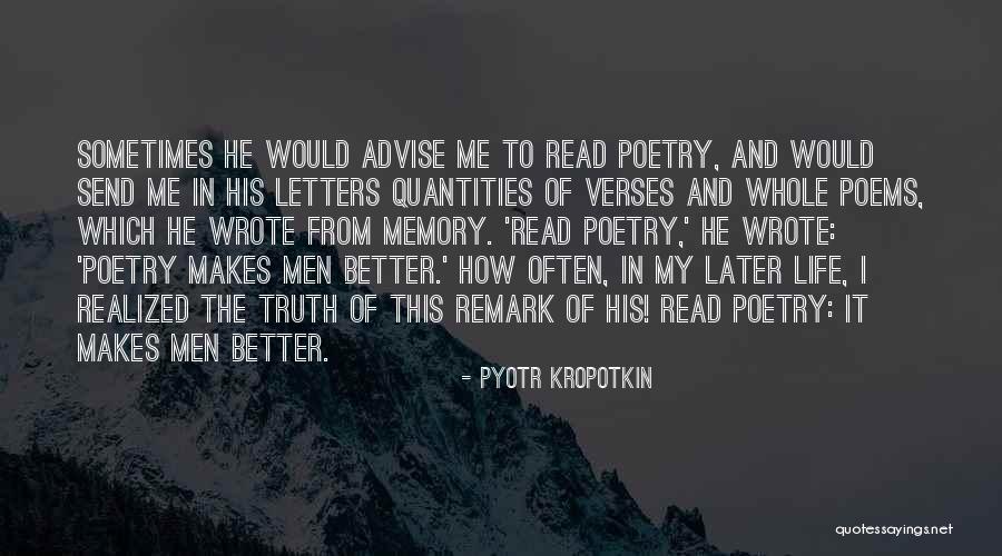 Verses Quotes By Pyotr Kropotkin