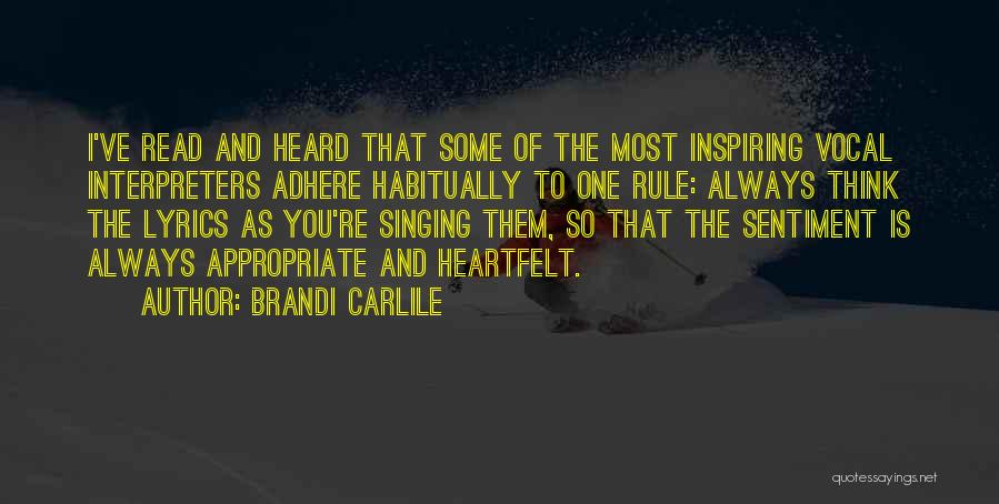 Versifiers Huge Quotes By Brandi Carlile