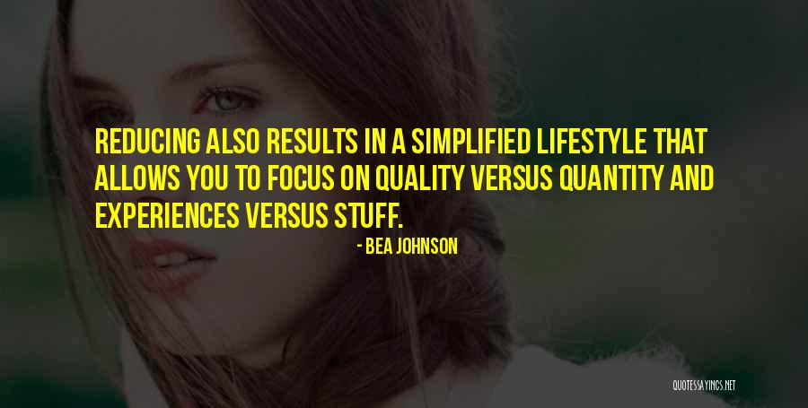 Versus On Quotes By Bea Johnson Versus On Quotes By Bea Johnson