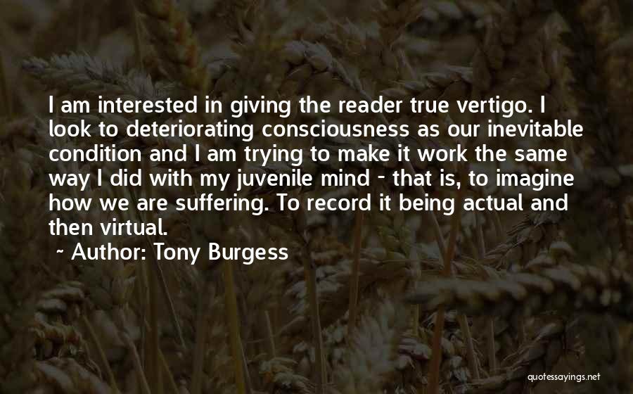 Vertigo Quotes By Tony Burgess