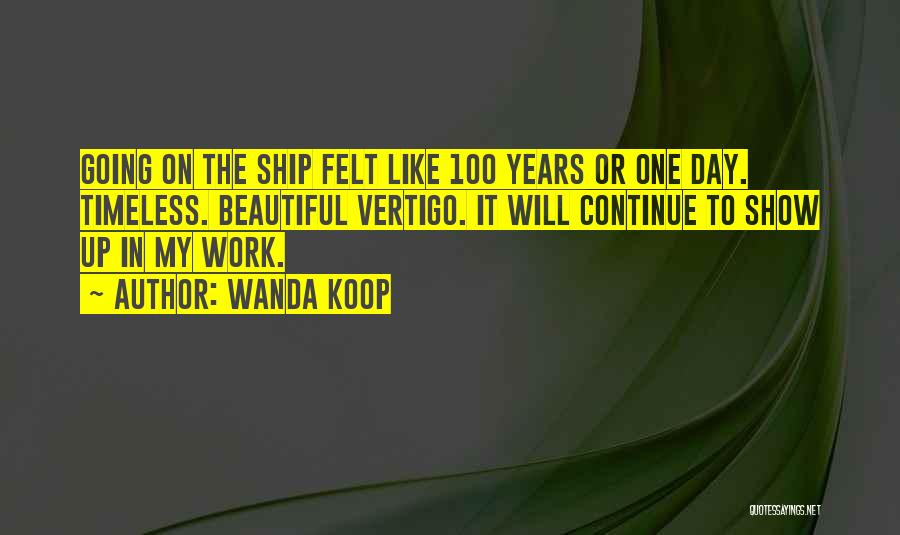 Vertigo Quotes By Wanda Koop