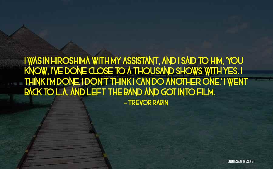 Vertriebener Quotes By Trevor Rabin Vertriebener Quotes By Trevor Rabin