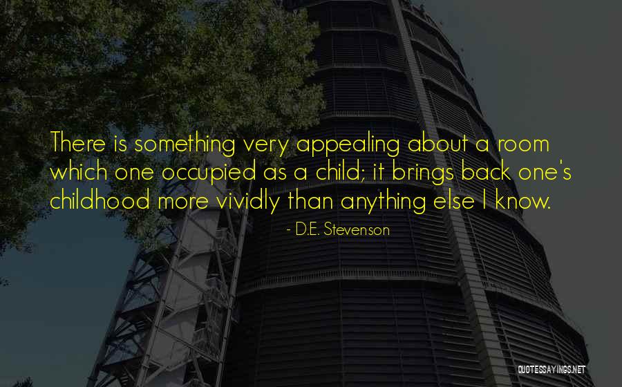 Very Appealing Quotes By D.E. Stevenson