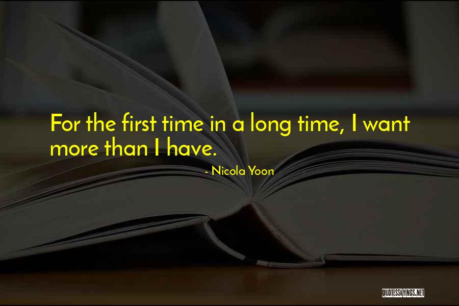 Very Cute Long Quotes By Nicola Yoon Very Cute Long Quotes By Nicola Yoon