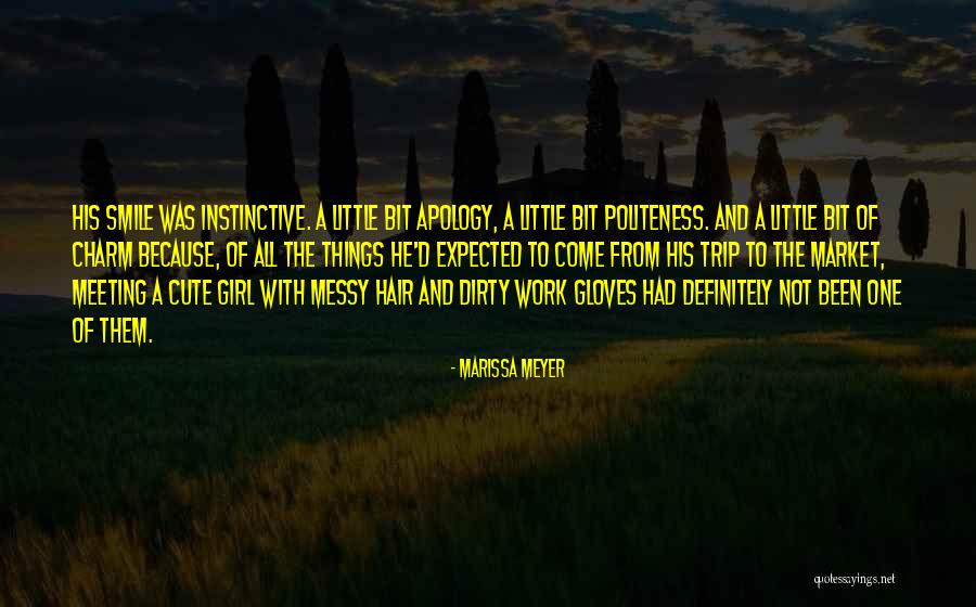 Very Cute Smile Quotes By Marissa Meyer Very Cute Smile Quotes By Marissa Meyer
