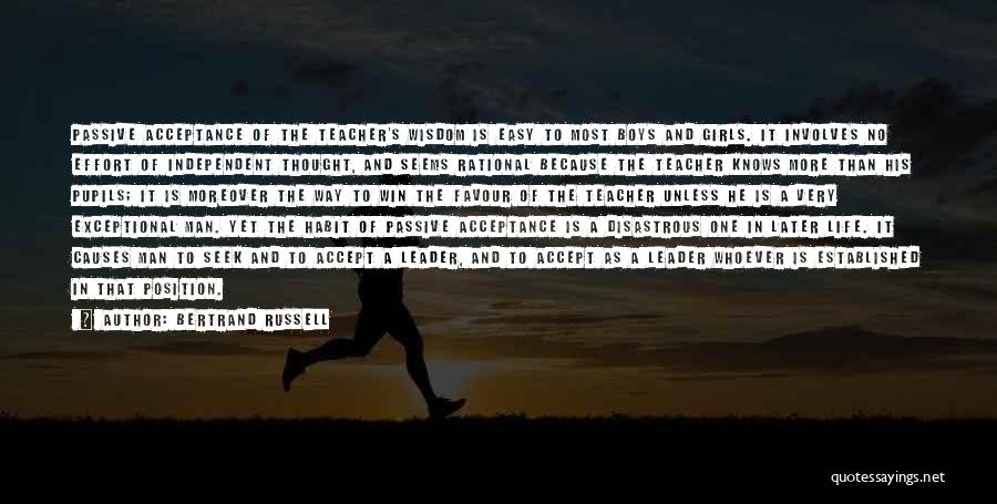 Very Exceptional Quotes By Bertrand Russell