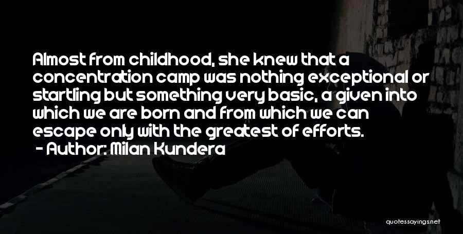 Very Exceptional Quotes By Milan Kundera