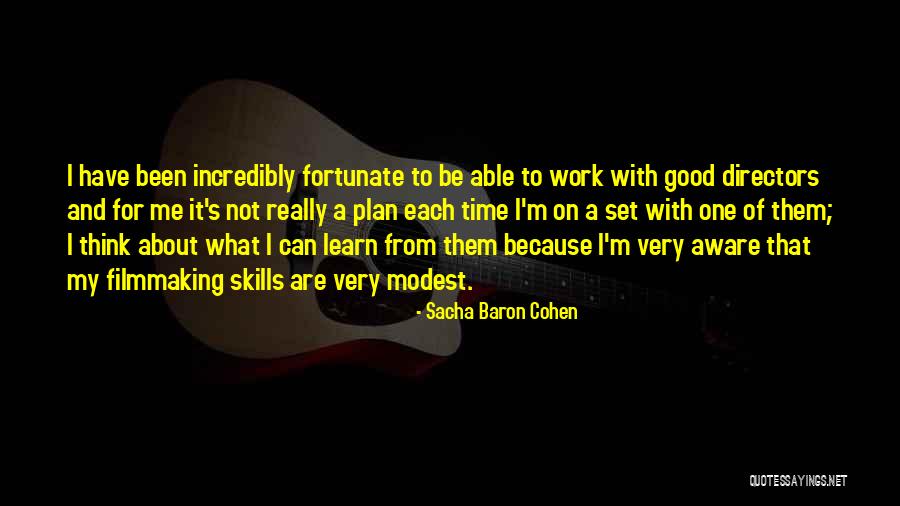 Very Fortunate Quotes By Sacha Baron Cohen Very Fortunate Quotes By Sacha Baron Cohen