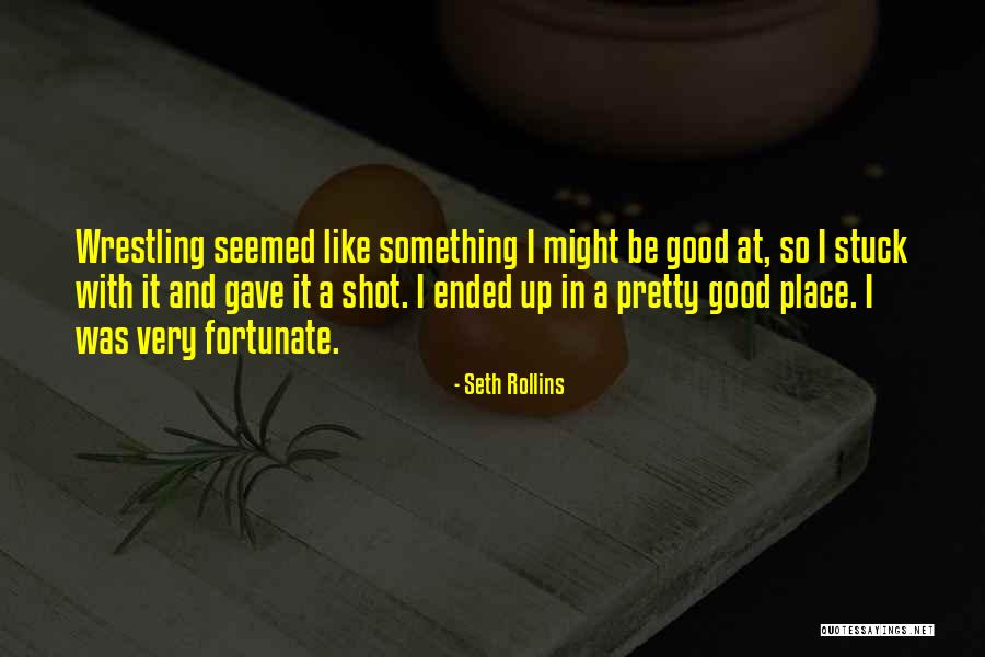 Very Fortunate Quotes By Seth Rollins Very Fortunate Quotes By Seth Rollins