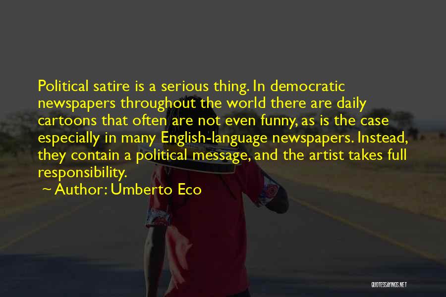 Very Funny English Quotes By Umberto Eco