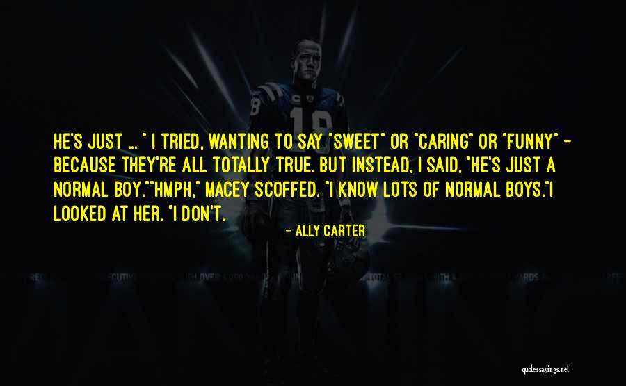 Very Funny True Quotes By Ally Carter