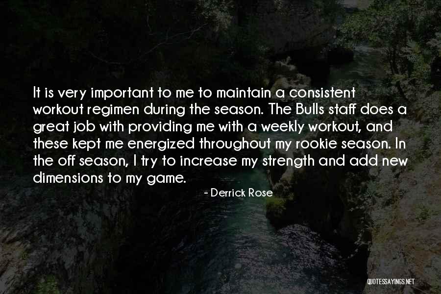 Very Important Job Quotes By Derrick Rose Very Important Job Quotes By Derrick Rose
