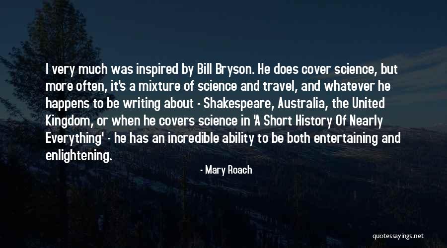 Very Inspired Quotes By Mary Roach Very Inspired Quotes By Mary Roach