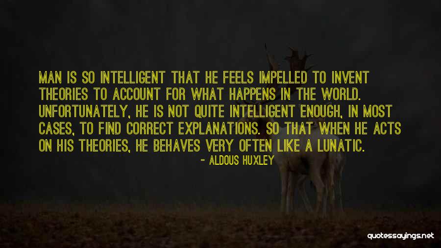 Very Intelligent Quotes By Aldous Huxley Very Intelligent Quotes By Aldous Huxley