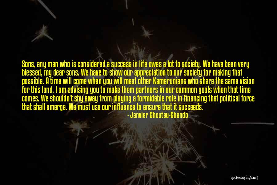 Very Motivational Quotes By Janvier Chouteu-Chando