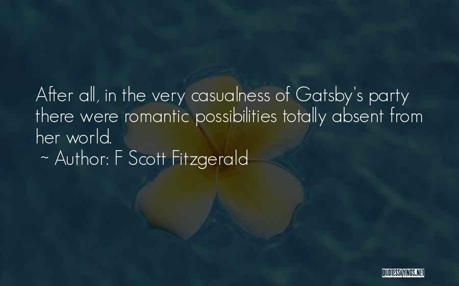 Very Romantic Quotes By F Scott Fitzgerald