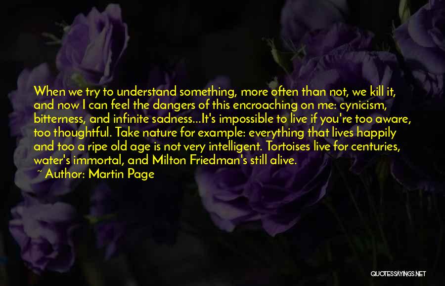 Very Sadness Quotes By Martin Page