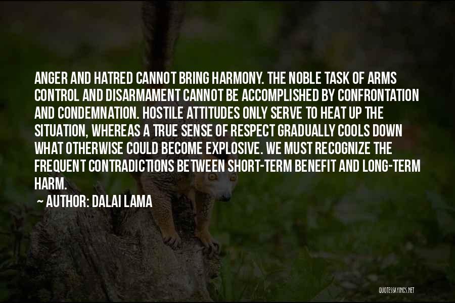 Very Short Attitude Quotes By Dalai Lama
