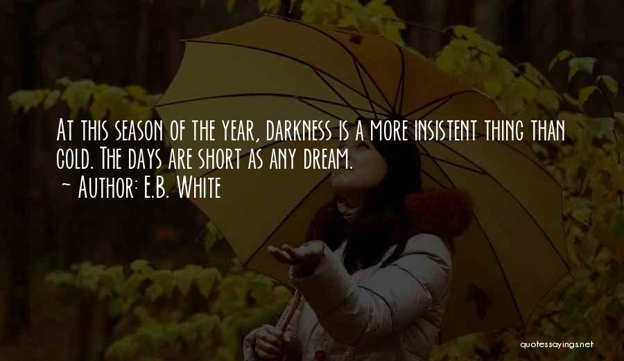 Very Short Dream Quotes By E.B. White