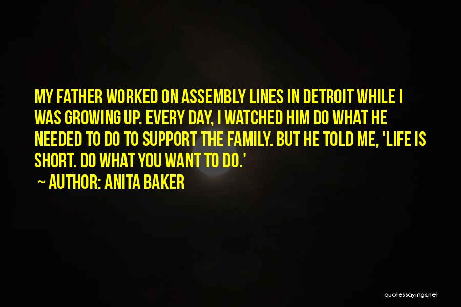 Very Short Father Quotes By Anita Baker