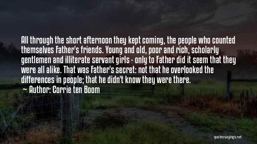Very Short Father Quotes By Corrie Ten Boom