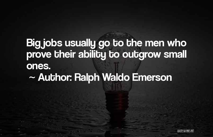 Very Small Inspirational Quotes By Ralph Waldo Emerson