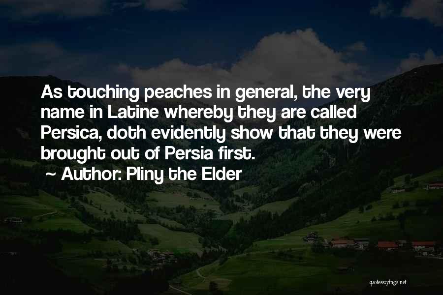 Very Touching Quotes By Pliny The Elder