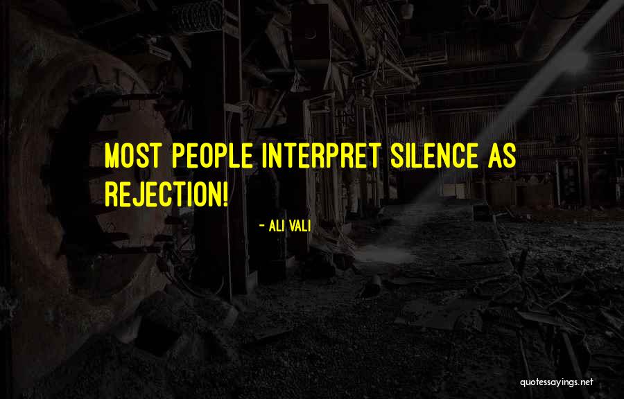 Vestevich And Associates Quotes By Ali Vali