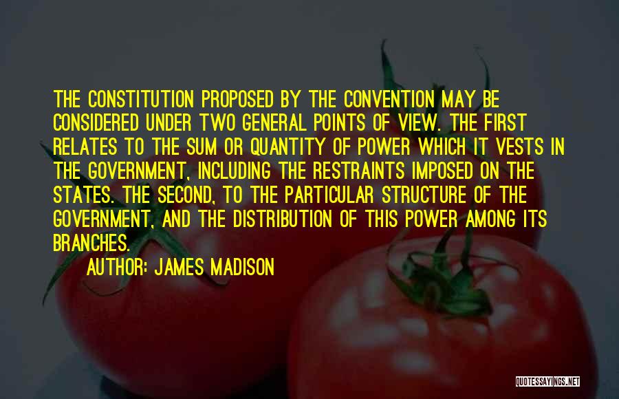 Vests Quotes By James Madison