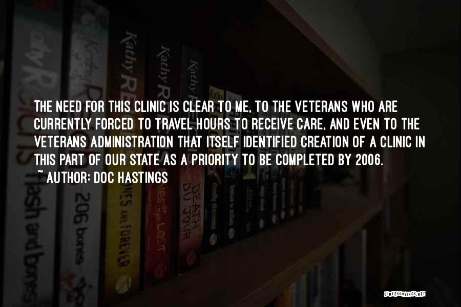 Veterans Administration Quotes By Doc Hastings