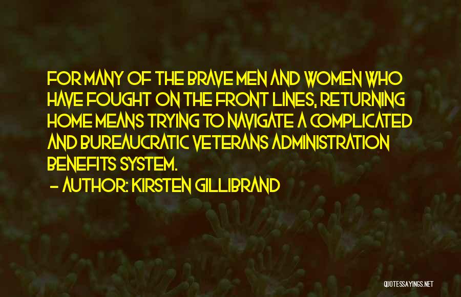 Veterans Administration Quotes By Kirsten Gillibrand