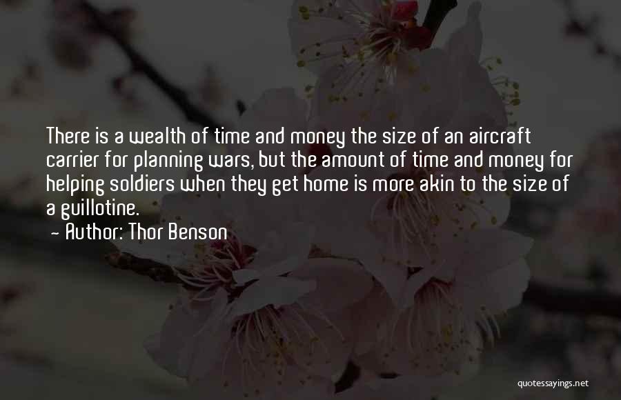 Veterans Affairs Quotes By Thor Benson