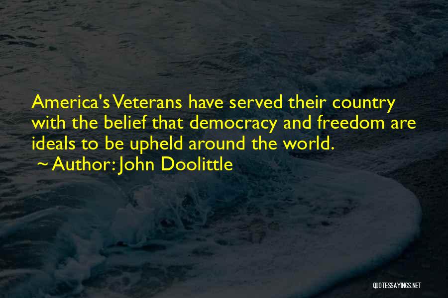 Veterans Day Day Quotes By John Doolittle