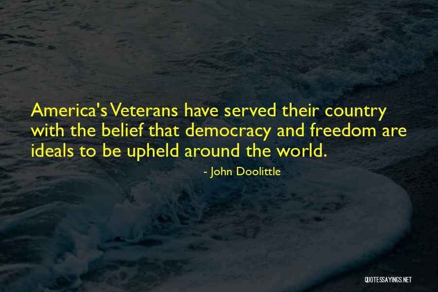 Veterans Day Day Quotes By John Doolittle