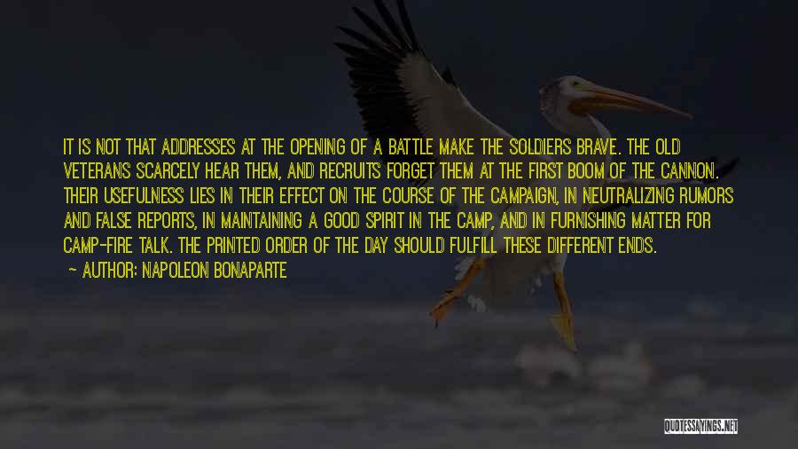 Veterans Day Day Quotes By Napoleon Bonaparte