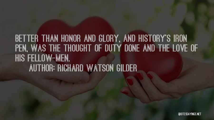 Veterans Day Day Quotes By Richard Watson Gilder