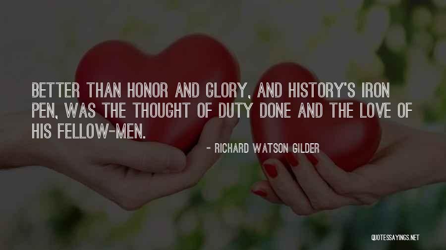 Veterans Day Day Quotes By Richard Watson Gilder