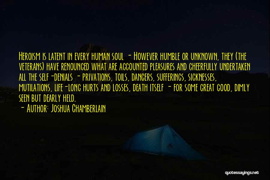 Veterans Day Quotes By Joshua Chamberlain