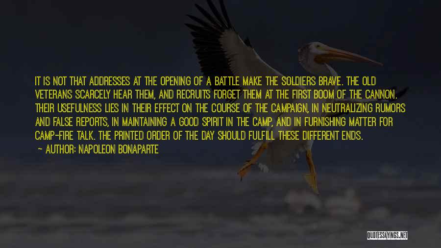 Veterans Day Quotes By Napoleon Bonaparte