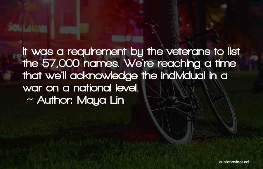 Veterans Quotes By Maya Lin