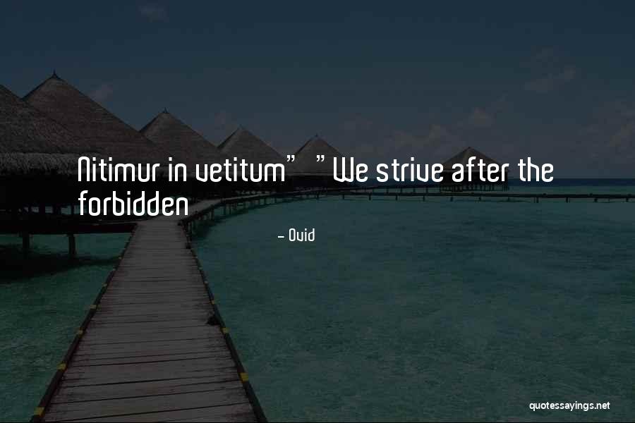 Vetitum Quotes By Ovid Vetitum Quotes By Ovid