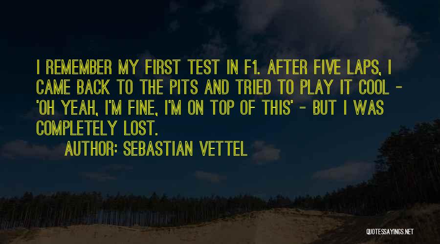 Vettel Quotes By Sebastian Vettel