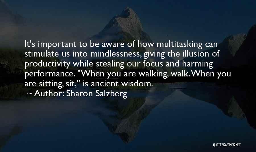 Vettemod Quotes By Sharon Salzberg