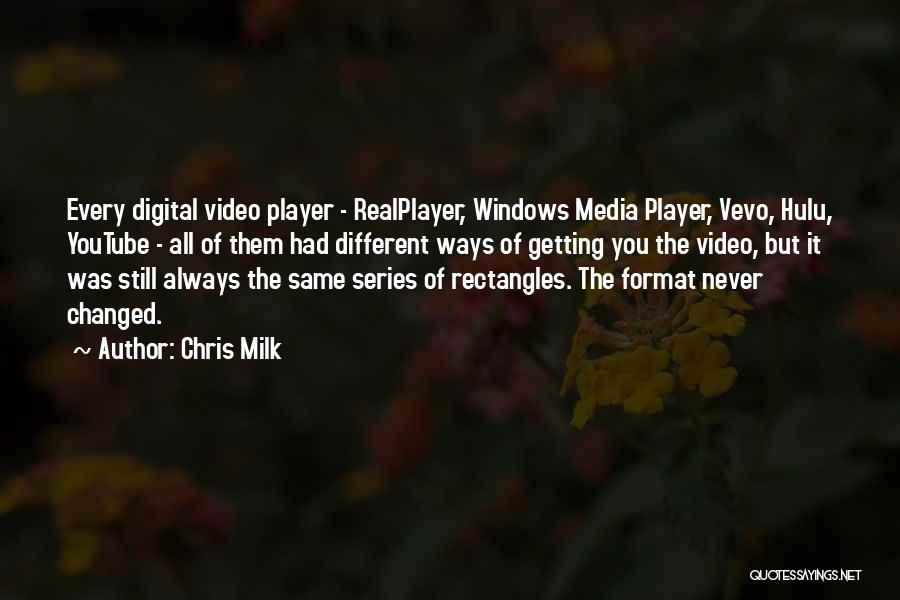 Vevo Quotes By Chris Milk