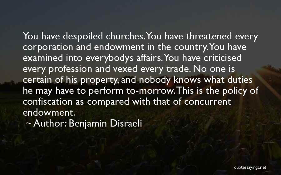 Vexed Quotes By Benjamin Disraeli
