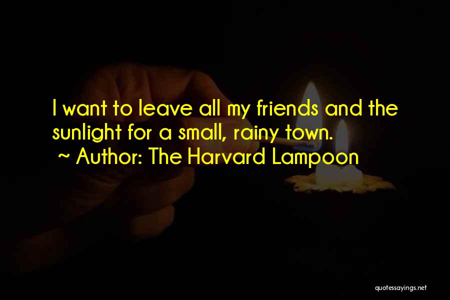 Vibhanshu Prasad Quotes By The Harvard Lampoon